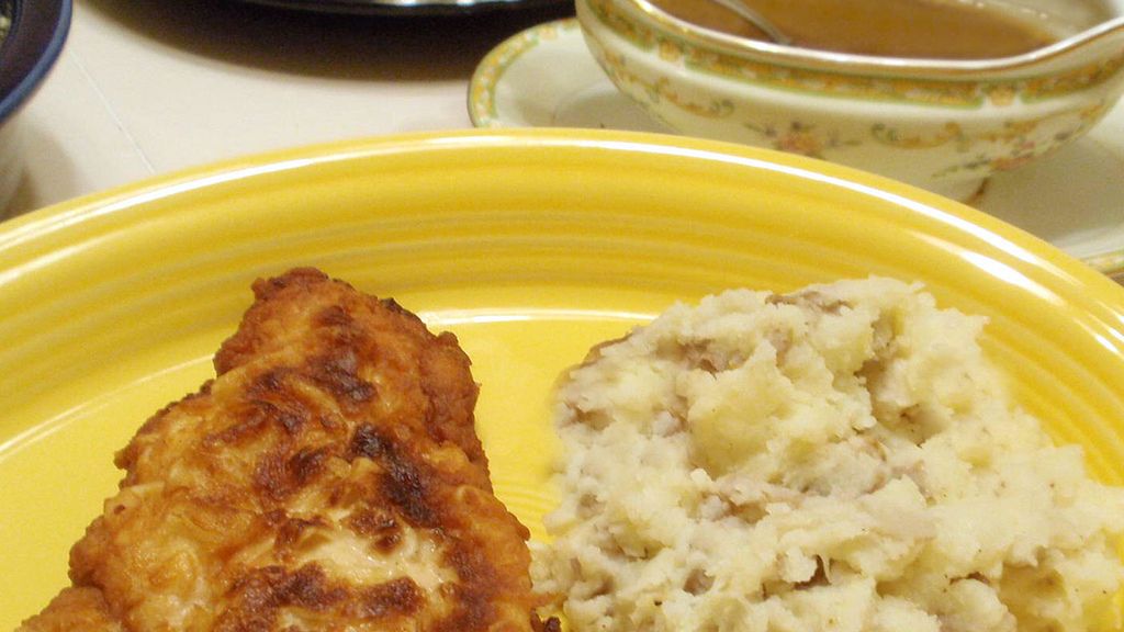 Smażony korpus drobiowy (samo mięso)