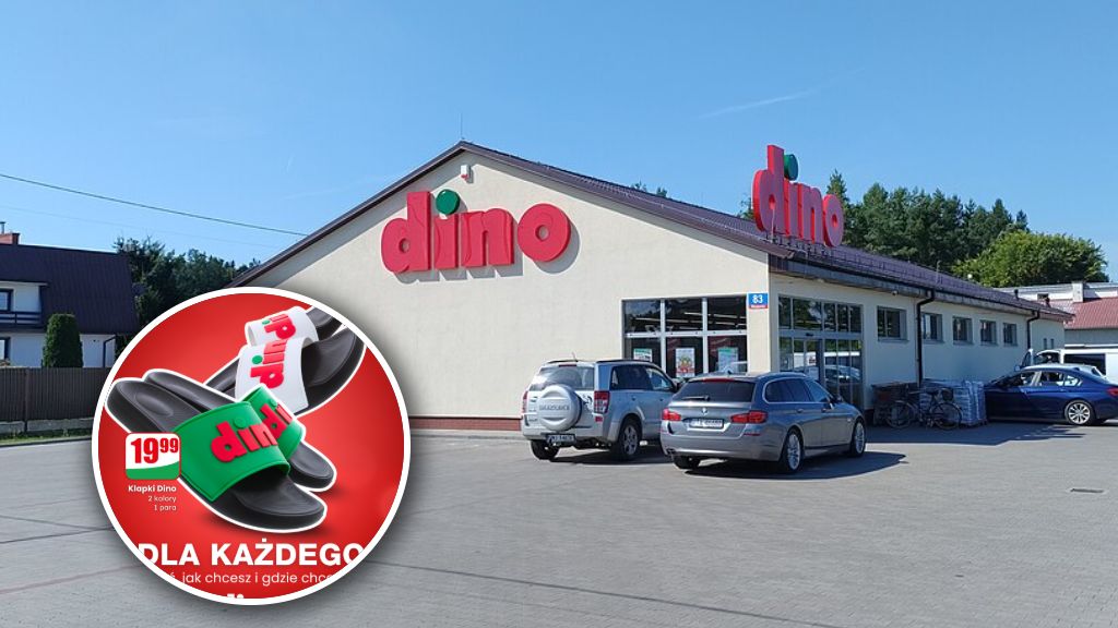 Klapki z logotypem Dino? Prawdziwy hit