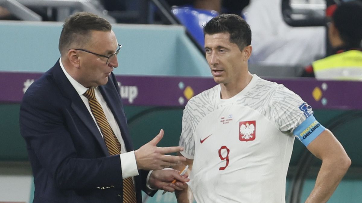 Getty Images / Richard Sellers / Na zdjęciu: Czesław Michniewicz (z lewej) i Robert Lewandowski