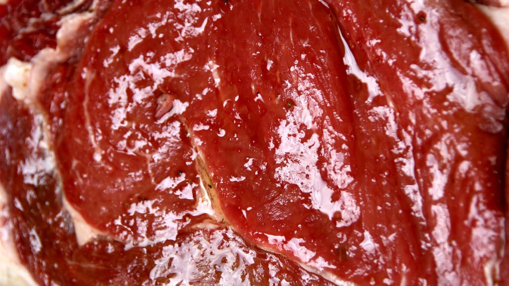 Surowe mięso z fokowąsa brodatego