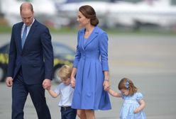 Księżna Kate na pożegnanie z naszym krajem wybrała błękity. I kolejny polski akcent!