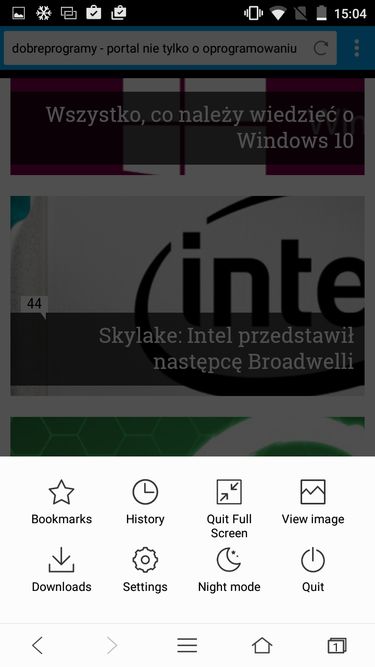 DG Browser: niedomyślna przeglądarka