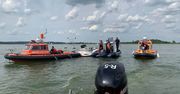Zderzenie motorówki i skutera wodnego na Mazurach. Helikopter LPR poderwany do akcji