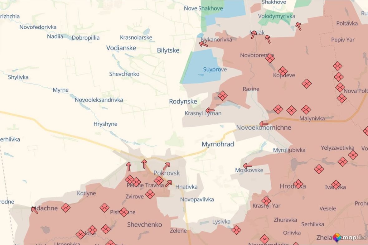 Rosjanie próbują otoczyć Pokrowsk i Myrnohrad