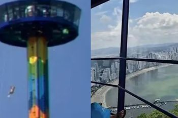 Turyści utknęli 200 metrów nad ziemią. Awaria wieży widokowej w Brazylii