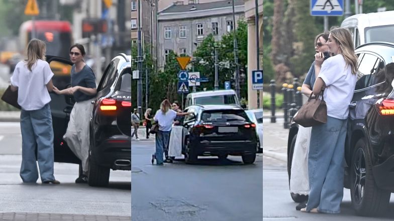 Anna Cieślak i Małgorzata Socha przyłapane na ulicy