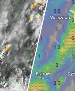 Ulewy i burze dotarły do Polski. Będzie coraz gorzej