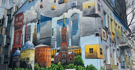 Oddychający mural na Woli. Antysmogowe malowidło gotowe