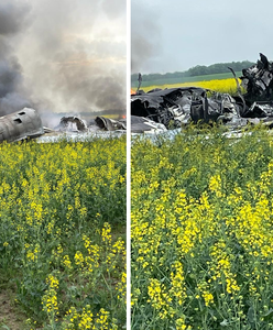 W Rosji rozbił się bombowiec Tu-22. "Został zestrzelony"