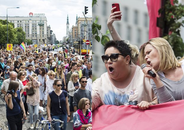 Tłumy kobiet na Marszu Godności (ZDJĘCIA)