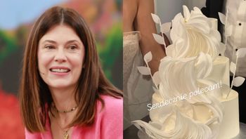 Joanna Sydor WYSZŁA ZA MĄŻ! 51-latka pochwaliła się zdjęciem w sukni ślubnej oraz imponującym tortem (FOTO)