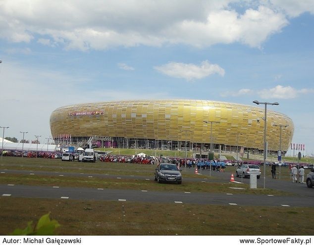 PGE Arena na 4 godziny przed meczem Hiszpania - Włochy (fot. Michał Gałęzewski)