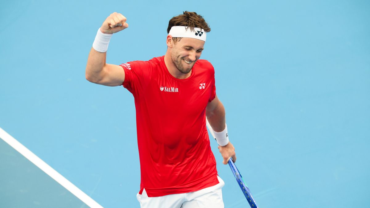 PAP/EPA / Mark Evans / Na zdjęciu: Casper Ruud