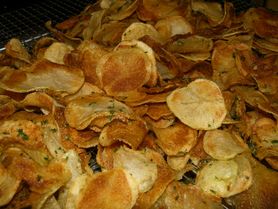 Chipsy ziemniaczane z ziarnami