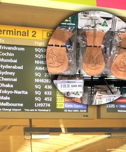 Pokazała, co można kupić na australijskim lotnisku. Nie tylko skóry kangurów