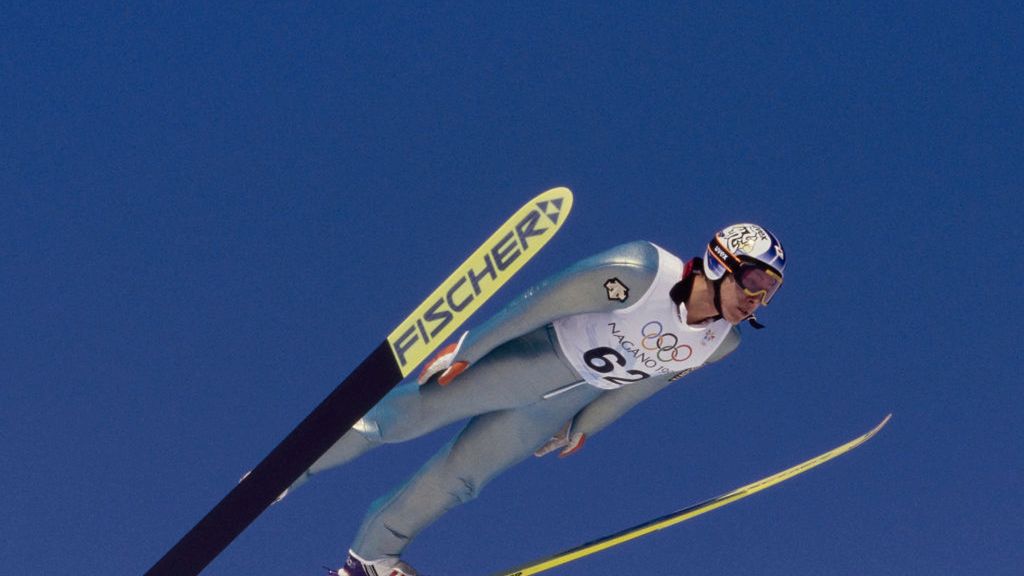 Getty Images / Gary M. Prior/Allsport / Na zdjęciu: Kazuyoshi Funaki z igrzysk w 1998 roku