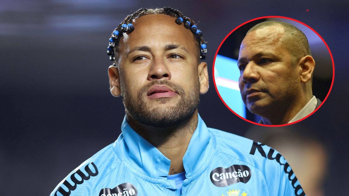 Getty Images /  Alexandre Schneider/Getty Images/Aurelien Meunier / Na dużym zdjęciu Neymar, na małym jego ojciec