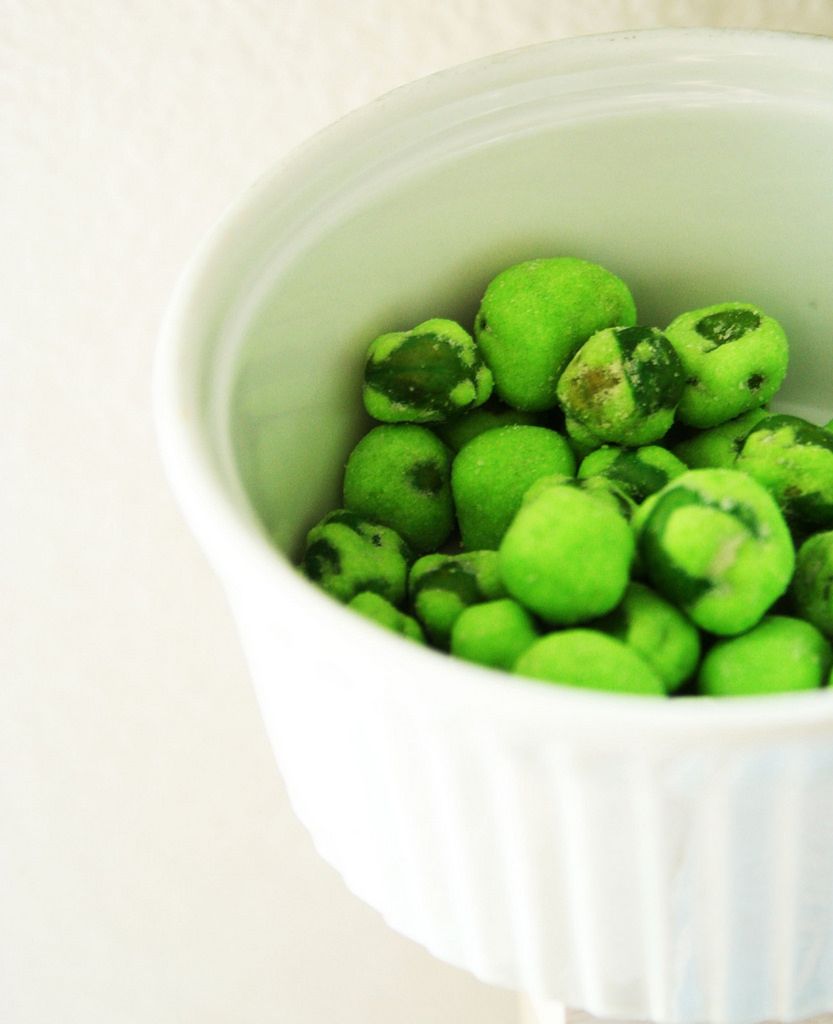 Pieczony groch o smaku wasabi