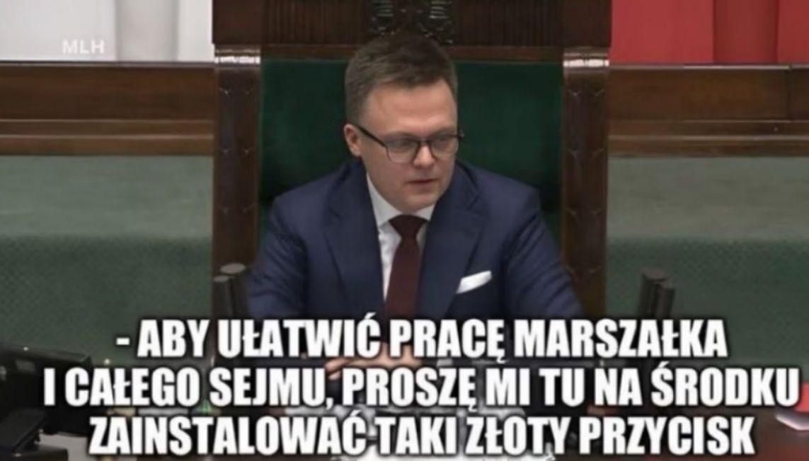 Memy o wtorkowym posiedzeniu Sejmu