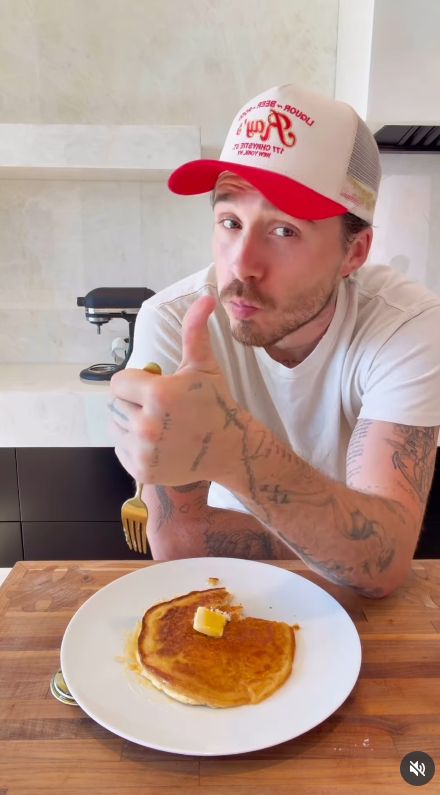 Brooklyn Beckham znowu pichci