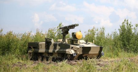 9P157-2 Chryzantema-S - rosyjski rakietowy niszczyciel czołgów na wojnie w Ukrainie