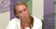 Łzy na Wimbledonie. Po tym pytaniu Rybakina nie wytrzymała