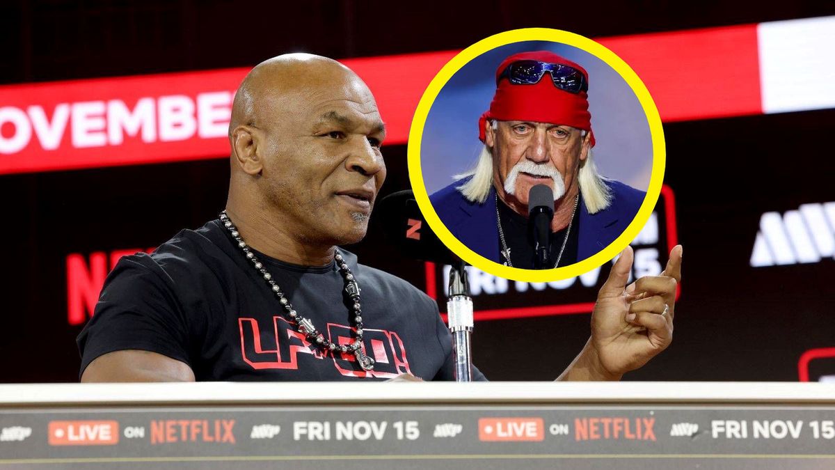 Zdjęcie okładkowe artykułu: Getty Images / Kevin Mazur/Getty Images for Fanatics/Chip Somodevilla / Na dużym zdjęciu Mike Tyson, na małym Hulk Hogan