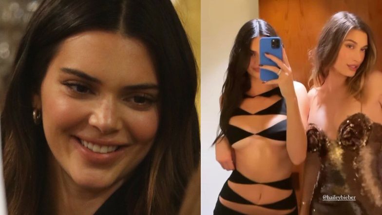 Wyzwolona Kendall Jenner baluje w MIKROSPOIJNEJ sukience na ślubie swojej PRZYJACIÓŁKI