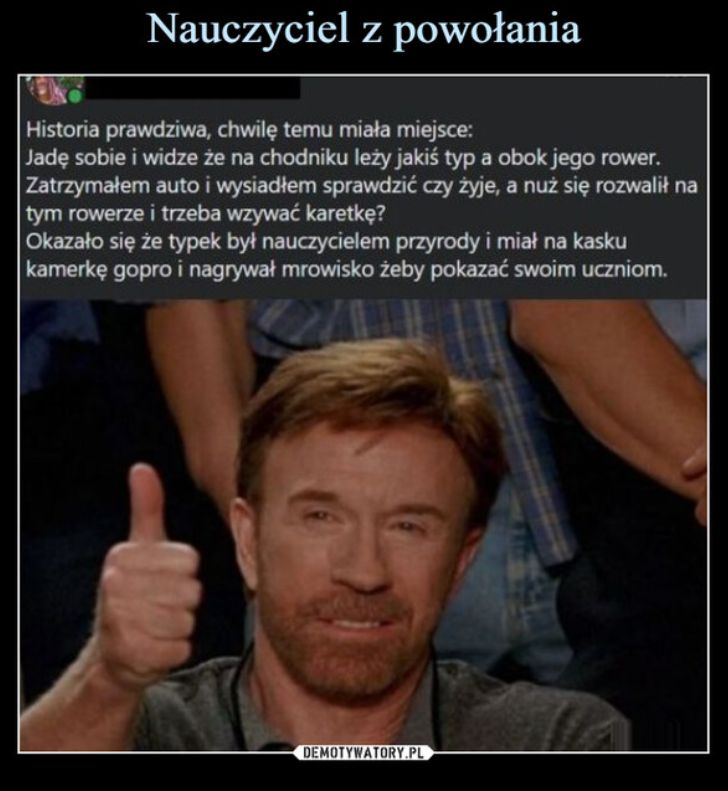 Nauczyciel przyrody