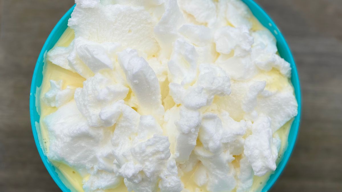 Zupa nic to zupa z piankami z białek 