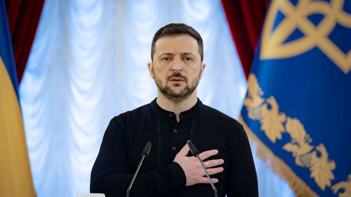 Wołodymyr Zełenski, prezydent Ukrainy 