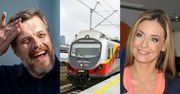 Adrian Zandberg cieszy się, że Małgorzata Rozenek jechała tramwajem. Proponuje jej PODRÓŻ POCIĄGIEM