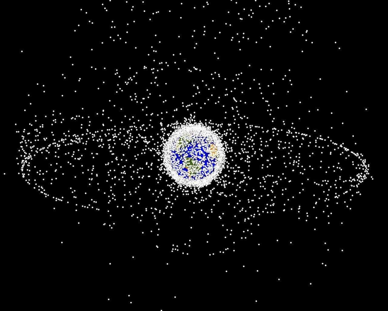 Model kosmicznych śmieci NASA