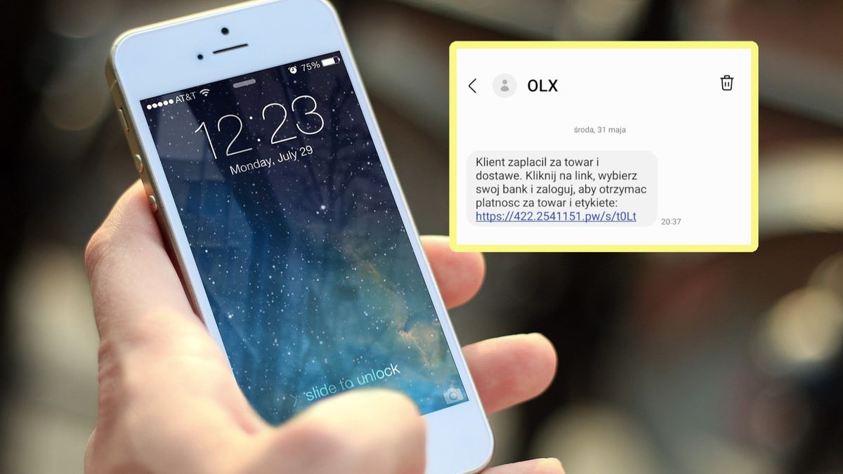 Fałszywy SMS "od OLX"