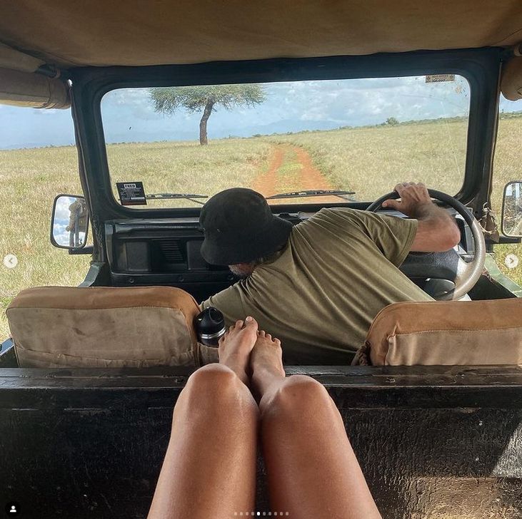 Anja Rubik na safari