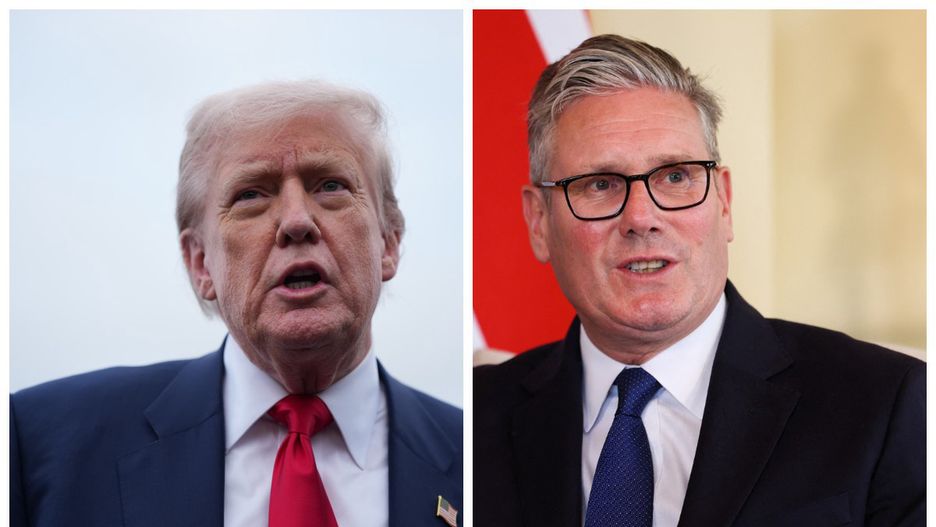 Premier Wielkiej Brytanii Keir Starmer i prezydent
