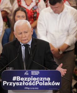 Kaczyński zaskoczył w Elblągu. "Z ulewy pod rynnę"