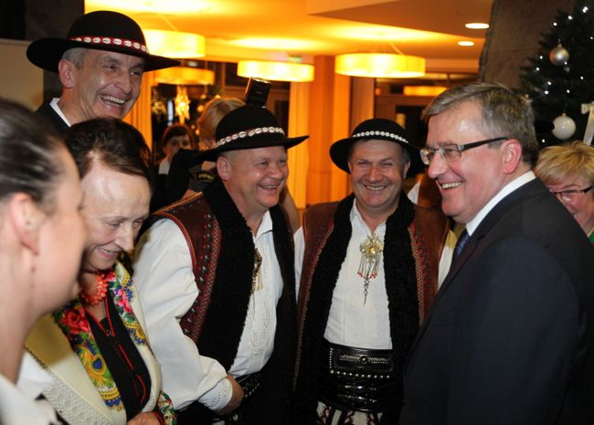 Bronisła Komorowski chwali Podhale. Za pracę i odwagę