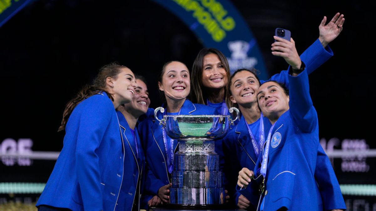 Getty Images / Jose Breton/Pics Action/NurPhoto / Na zdjęciu: reprezentacja Włoch wygrała Puchar Billie Jean King 2024