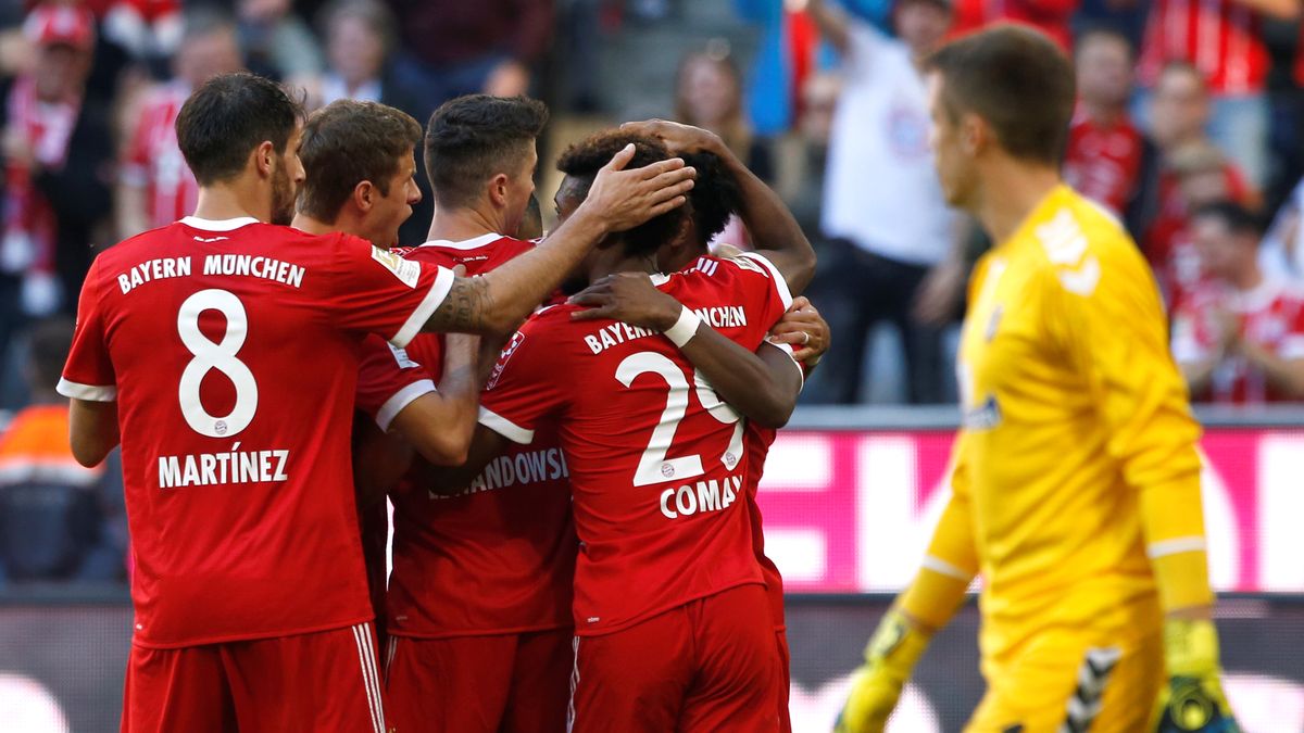 Radość piłkarzy Bayernu Monachium