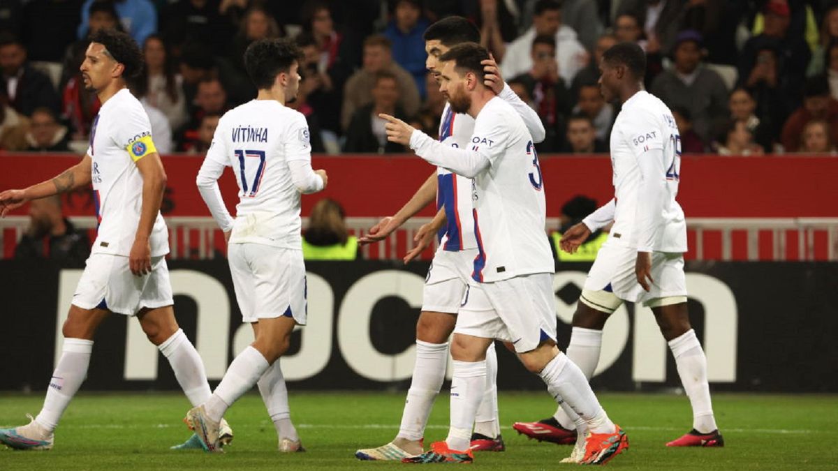 Getty Images / Xavier Laine / Na zdjęciu: piłkarze Paris Saint-Germain