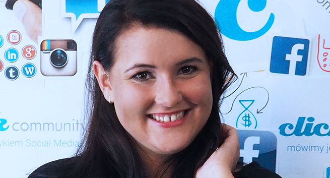 Anna Ortman jako social media specialist w click community
