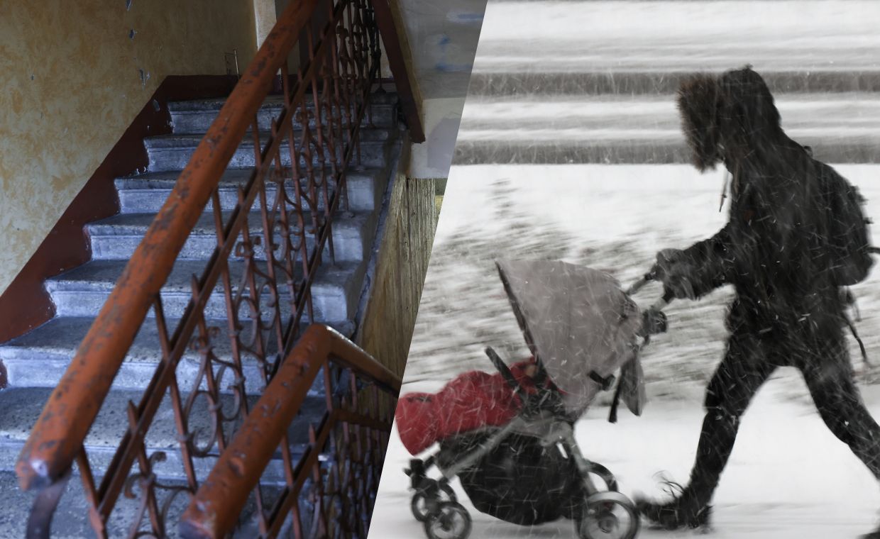 Pijana przewracała się z wózkiem. Dziecko trafiło do lekarzy