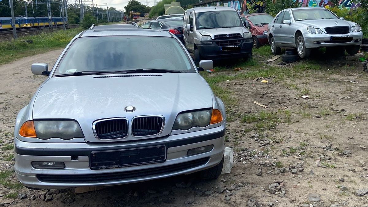 Nielegalny warsztat samochodowy w Sopocie