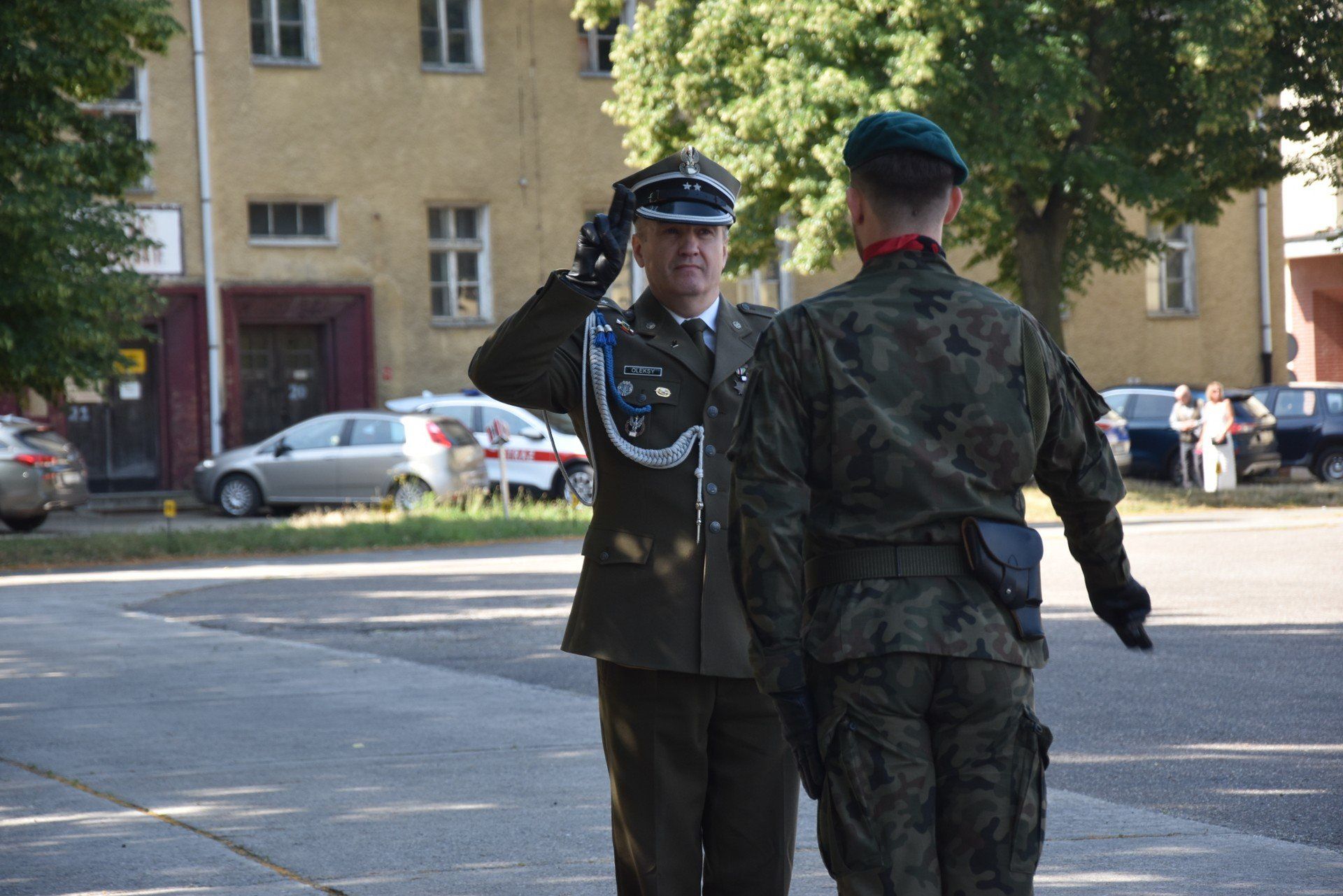 Dowódca jednostki gratulował żołnierzom