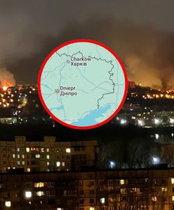 Dniepr zaatakowany. "Horyzont miasta ogarnięty ogniem"