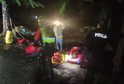 Szklarska Poręba. Turysta spadł z punktu widokowego. Może mówić o ogromnym szczęściu