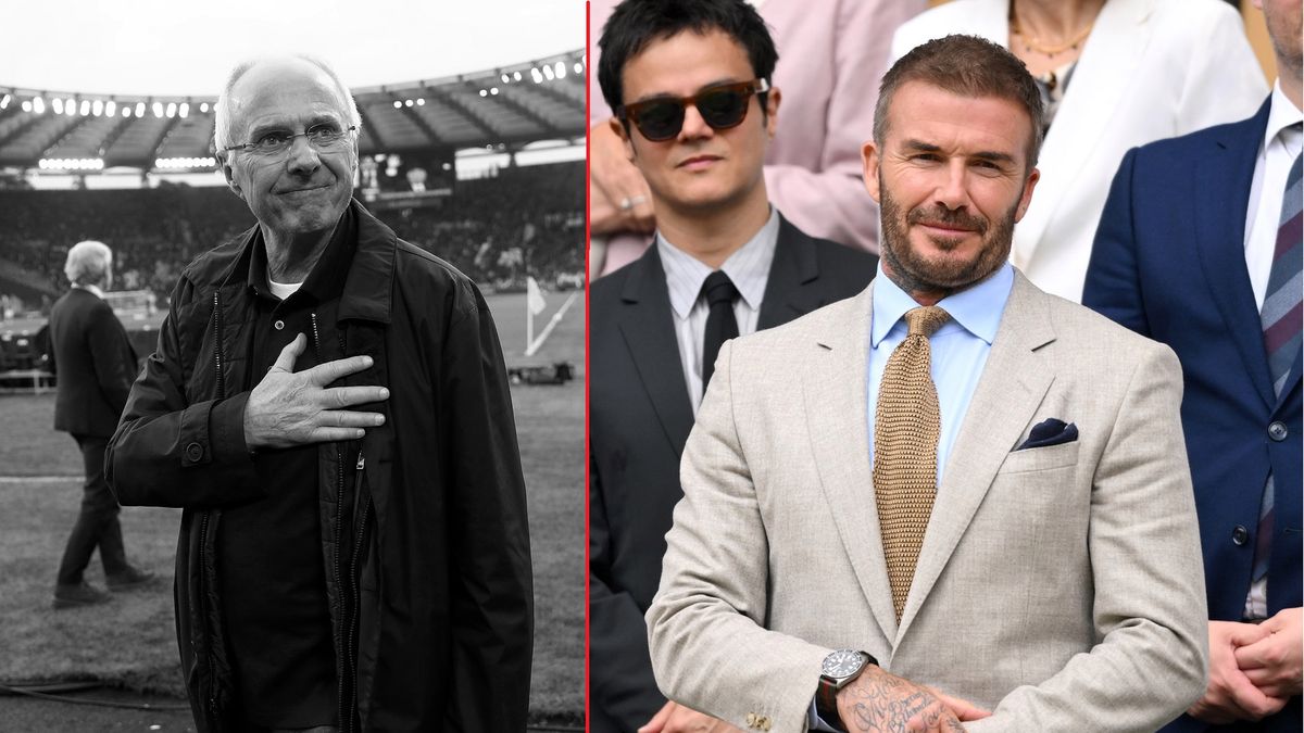 Getty Images / Karwai Tang / Matteo Ciambelli/DeFodi Images / Na zdjęciu: Sven-Goran Eriksson (z lewej) i David Beckham.