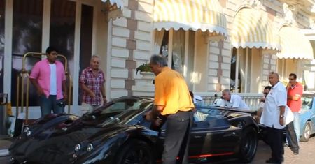 Pagani Zonda F Roadster odpalana z pychu!