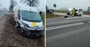 Kolejny manewr wyprzedzania zakończony w rowie